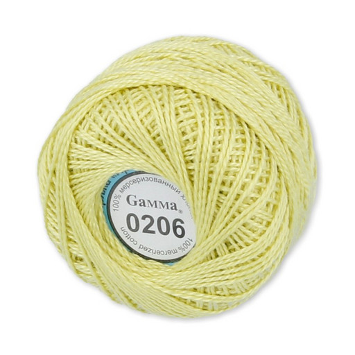 Пряжа "Gamma" Ирис 100% хлопок 10 шт. х 10 г 82 м ± 3 м