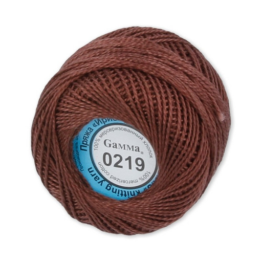 Пряжа "Gamma" Ирис 100% хлопок 10 шт. х 10 г 82 м ± 3 м