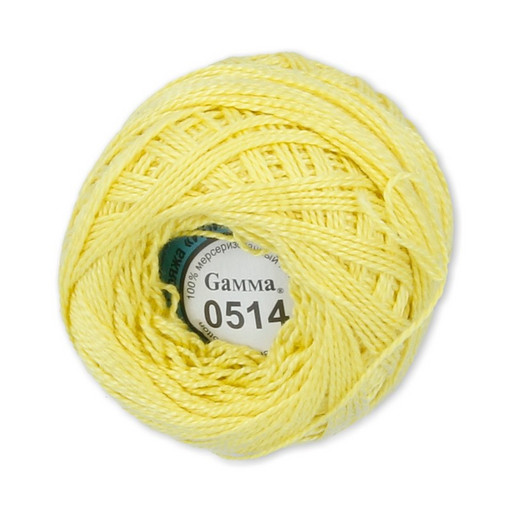 Пряжа "Gamma" Ирис 100% хлопок 10 шт. х 10 г 82 м ± 3 м