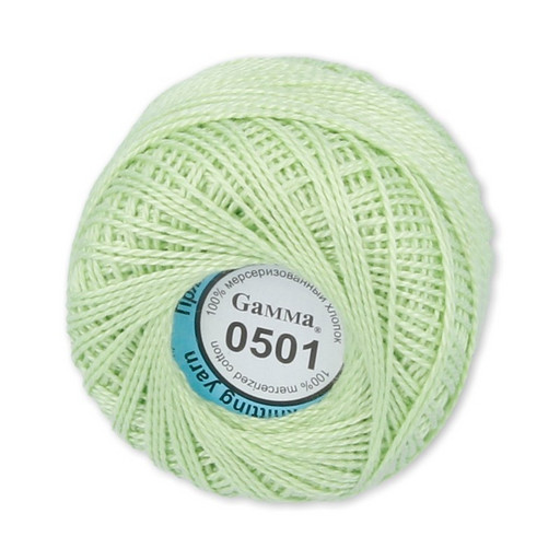 Пряжа "Gamma" Ирис 100% хлопок 10 шт. х 10 г 82 м ± 3 м