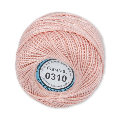 Пряжа "Gamma" Ирис 100% хлопок 10 шт. х 10 г 82 м ± 3 м