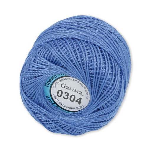 Пряжа "Gamma" Ирис 100% хлопок 10 шт. х 10 г 82 м ± 3 м