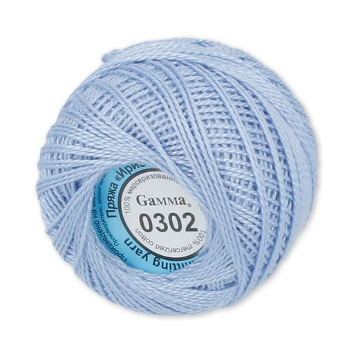 Пряжа "Gamma" Ирис 100% хлопок 10 шт. х 10 г 82 м ± 3 м
