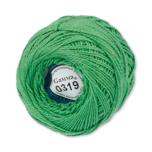 Пряжа "Gamma" Ирис 100% хлопок 10 шт. х 10 г 82 м ± 3 м