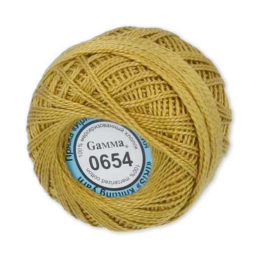 Пряжа "Gamma" Ирис 100% хлопок 10 шт. х 10 г 82 м ± 3 м