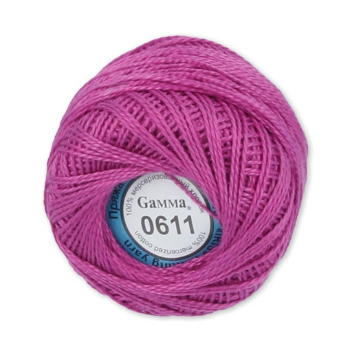 Пряжа "Gamma" Ирис 100% хлопок 10 шт. х 10 г 82 м ± 3 м