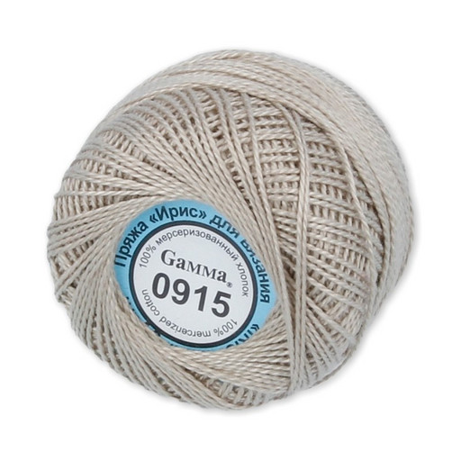 Пряжа "Gamma" Ирис 100% хлопок 10 шт. х 10 г 82 м ± 3 м