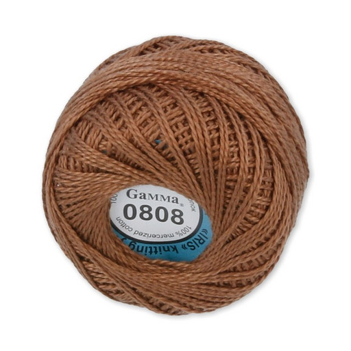 Пряжа "Gamma" Ирис 100% хлопок 10 шт. х 10 г 82 м ± 3 м