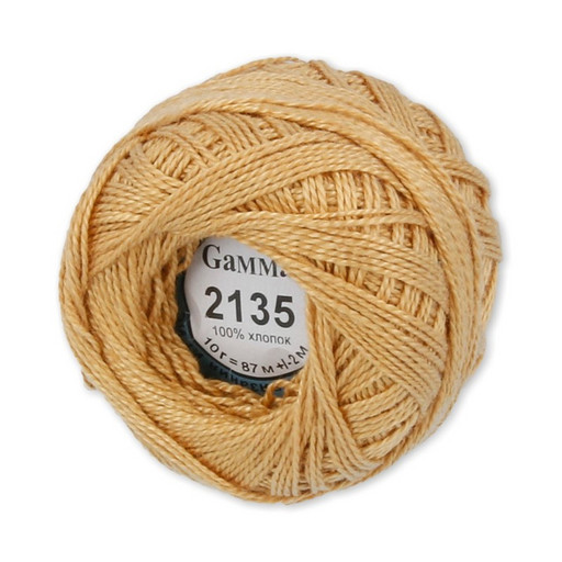 Пряжа "Gamma" Ирис 100% хлопок 10 шт. х 10 г 82 м ± 3 м