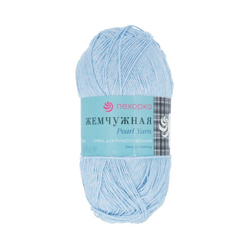 Пряжа Пехорская ПТ "Жемчужная" 50% хлопок, 50% вискоза 5 шт. х 100 г 425 м