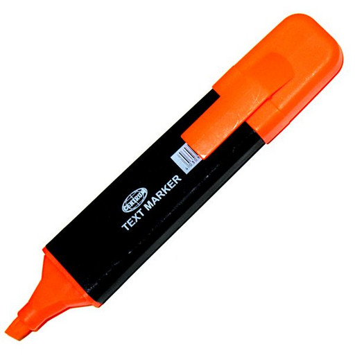 Текстовыделитель Centrum, оранжевый, 1-5 мм, плоский корпус, в к/к