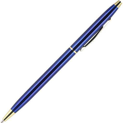 Ручка шариковая подарочная FIORENZO поворотный механизм,  цвет корпуса синий, синяя