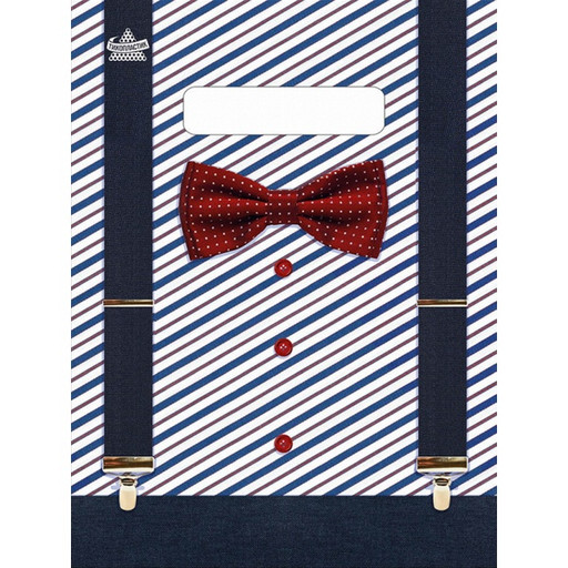 Пакет с вырубной ручкой, 25*19 см, полиэтилен 30 мкм, Костюмчик