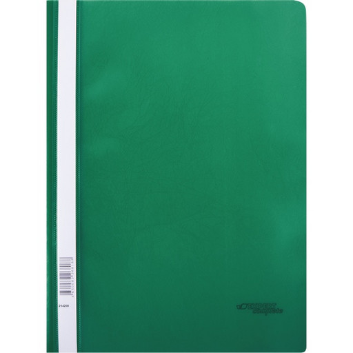 Папка-скоросшиватель А4, PP 140/180 мкм, "волокно", цв.: зеленый, Expert Complete Premier