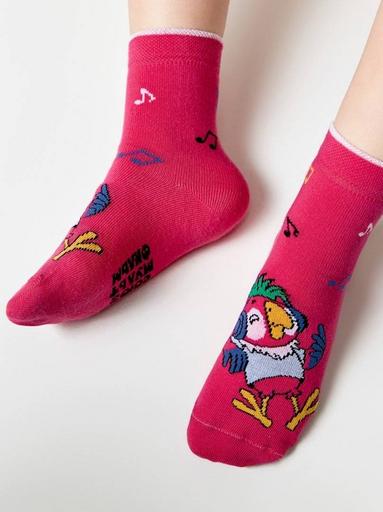 Брестские Носки детские 3053 СМФ "Попугай Кеша" (средней длины)17-18