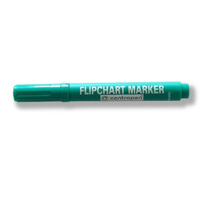 Маркер Flipchart 2,5 мм, зеленый Centropen, пулевидный ПУ