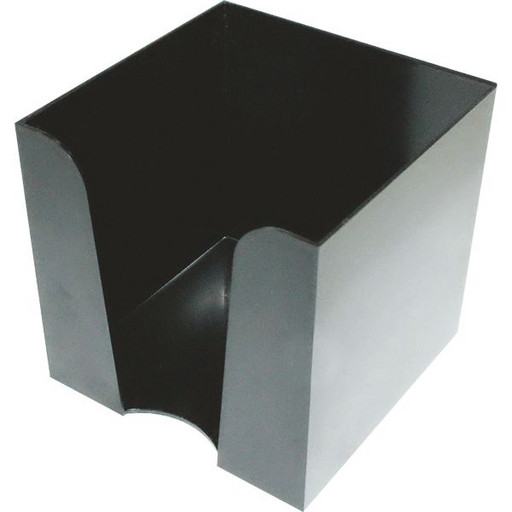 Подставка для бумажного блока пластиковая, 9*9*5 см, черная, Attomex