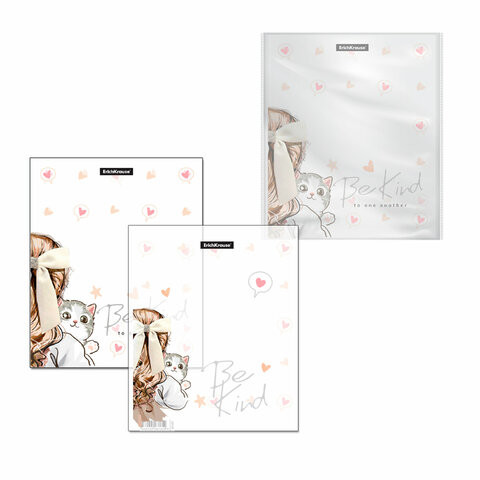 Обложки ПП для тетрадей и дневников ERICH KRAUSE "Lovely Friends", КОМПЛЕКТ 12 шт., 80 мкм, 212х347 мм, 55183 Обложки ПП для тетрадей и дневников ERICH KRAUSE "Lovely Friends", КОМПЛЕКТ 12 шт., 80 мкм, 212х347 мм, 55183