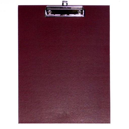 Планшет с зажимом Expert Complete Classic, А4, картон/бумвинил, европодвес, бордовый