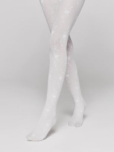 CONTE SOFIA Тонкие эластичные колготки с цветочным рисунком116-122