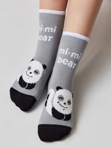 Conte-kids TIP-TOP Хлопковые носки с пушистым рисунком "Панда"