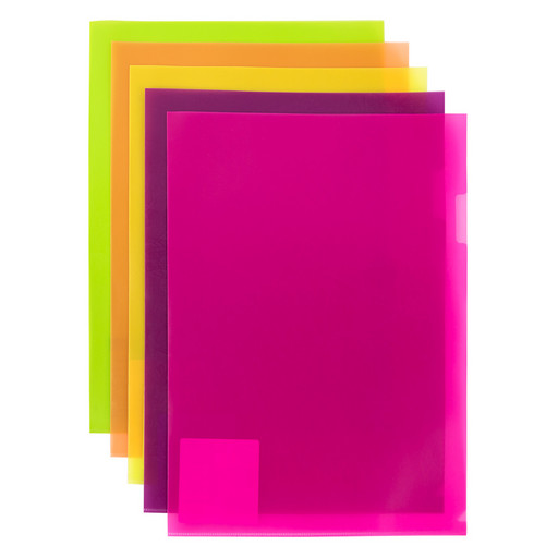 "Expert Complete" Trend NEON Папка-уголок A4 180 мкм волокно 10 шт. ассорти EC210300200