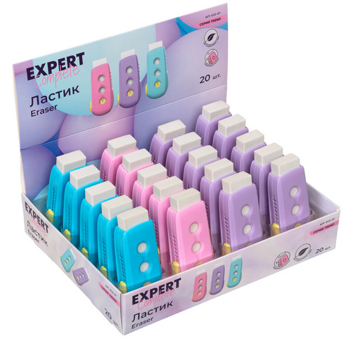 "Expert Complete" Trend Pastel Ластик выдвижной ECE-07 20 шт. ассорти