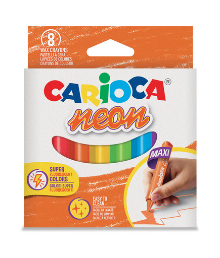"Carioca" Мелки восковые Neon 8 цв. 44164