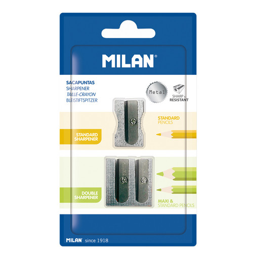 "Milan" Точилки для карандашей набор (1 отверстие + двойная) BWM9079