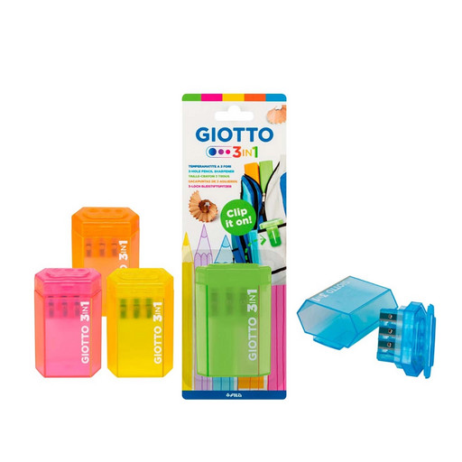 "Giotto" Точилка для карандашей 3 в 1, 30 шт. 30 шт. F232100