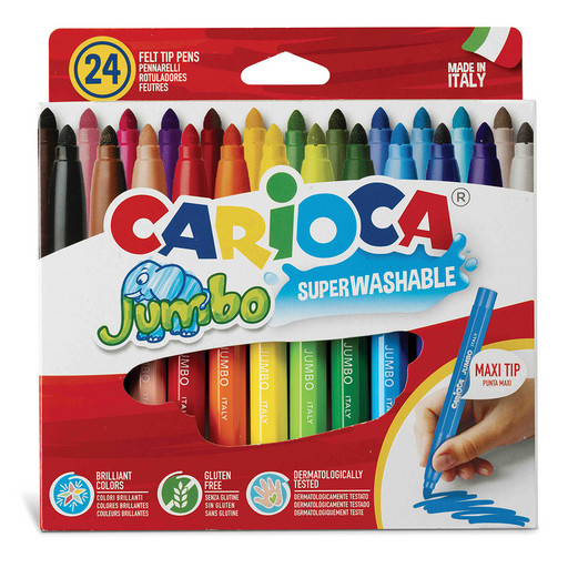 "Carioca" Фломастеры Jumbo 24 цв 40570