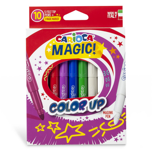 "Carioca" Фломастеры меняющие цвет Magic Markers 10 цв 43181