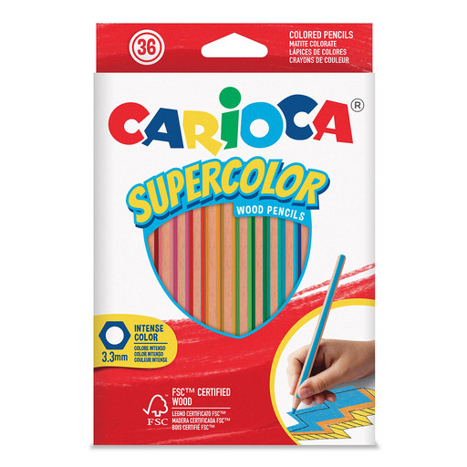 "Carioca" Supercolor Карандаши цветные деревянные заточенный 36 цв. 43394