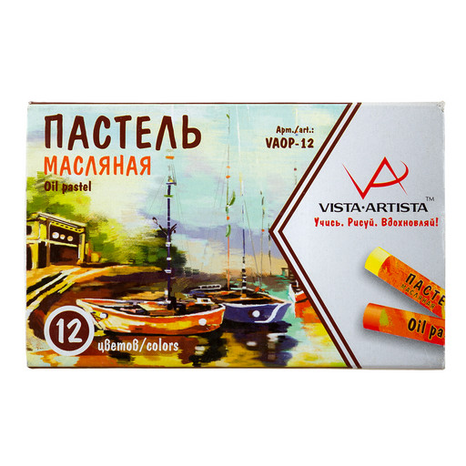 "VISTA-ARTISTA" Studio пастель масляная набор VAOP-12 12 цв. .