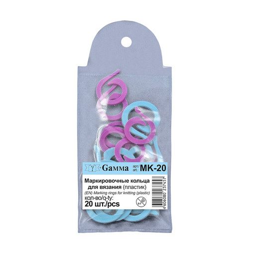 Для вязания "Gamma" MK-20 кольца маркировочные пластик d 20 мм 20 шт .