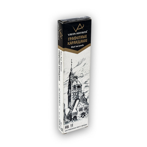 "VISTA-ARTISTA" "Academia" VAPN-01 Карандаш графитный заточенный 12 шт. СК/Распродажа