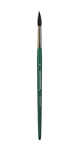 Кисть "Green Line" "VISTA-ARTISTA" 90211-11 имитация белки круглая 5 шт короткая ручка №11
