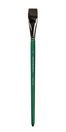 Кисть "Green Line" "VISTA-ARTISTA" 90212-06 имитация белки плоская 3 шт короткая ручка №06