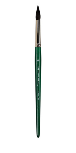 Кисть "Green Line" "VISTA-ARTISTA" 90211-16 имитация белки круглая 3 шт короткая ручка №16