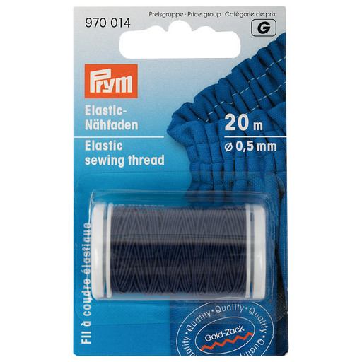 Для вязания "PRYM" 970014 нить эластичная d 0.5 мм 1 шт темно-синяя
