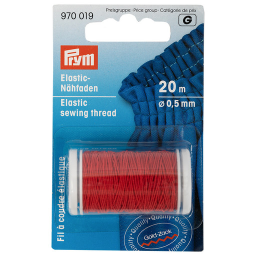 Для вязания "PRYM" 970019 нить эластичная d 0.5 мм 1 шт красная