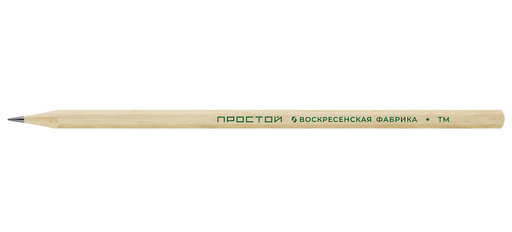 "ВКФ" "Простой" 6400 Карандаш графитный заточенный ТМ (HB) 84 шт.