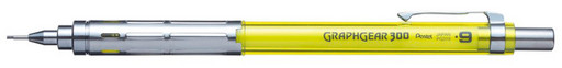 "Pentel" Карандаш автоматический GraphGear 300 0.9 мм PG319-TGX желтый корпус