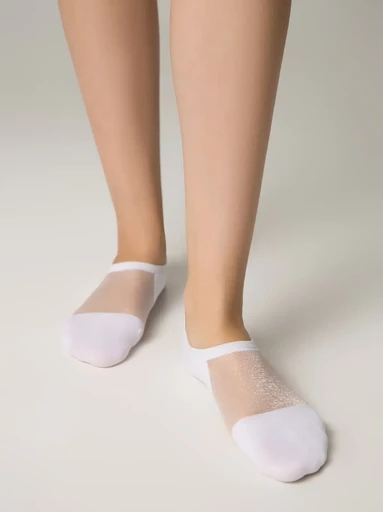 CONTE ELEGANT ACTIVE (ультракороткие) Носки хлопковые36-38