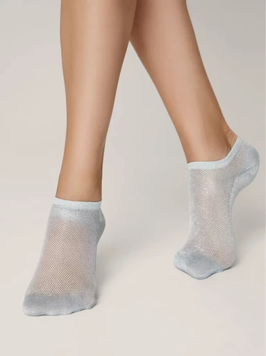 CONTE ELEGANT ACTIVE Ультракороткие носки из вискозы с ажурным переплетением38-39