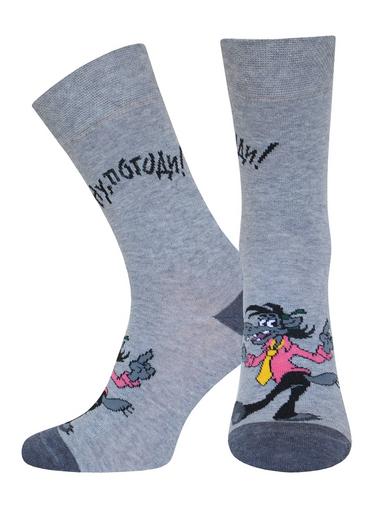 Брестские Носки мужские 2155 СМФ "Ну, погоди!"(средней длины)27