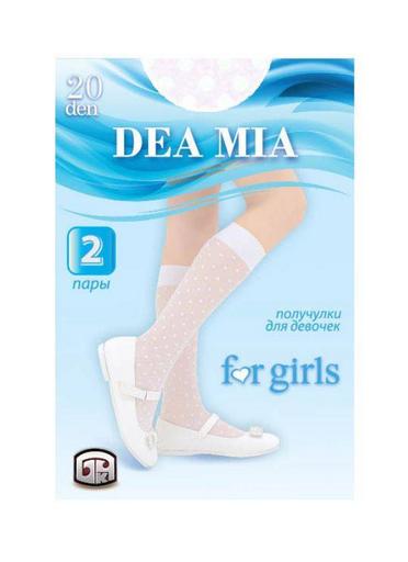 Dea Mia Получулки детские для девочек с эластаном 20 (ПА тонкие, рисунок «горошек»)20-22