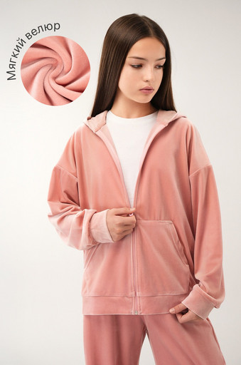 Велюровый костюм для девочки Happyfox Велюровый костюм для девочки Happyfox