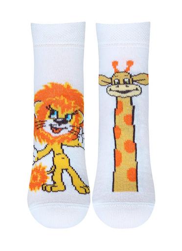 Брестские Носки детские 3053 СМФ "Львенок и черепаха" (средней длины)13-14