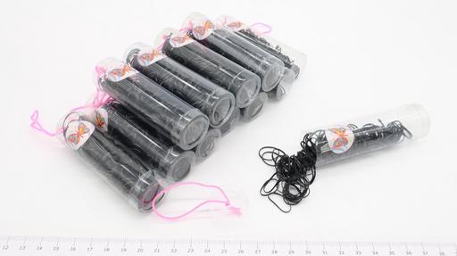Резинки силиконовые RV-5905 черные мелкие 1,5 см